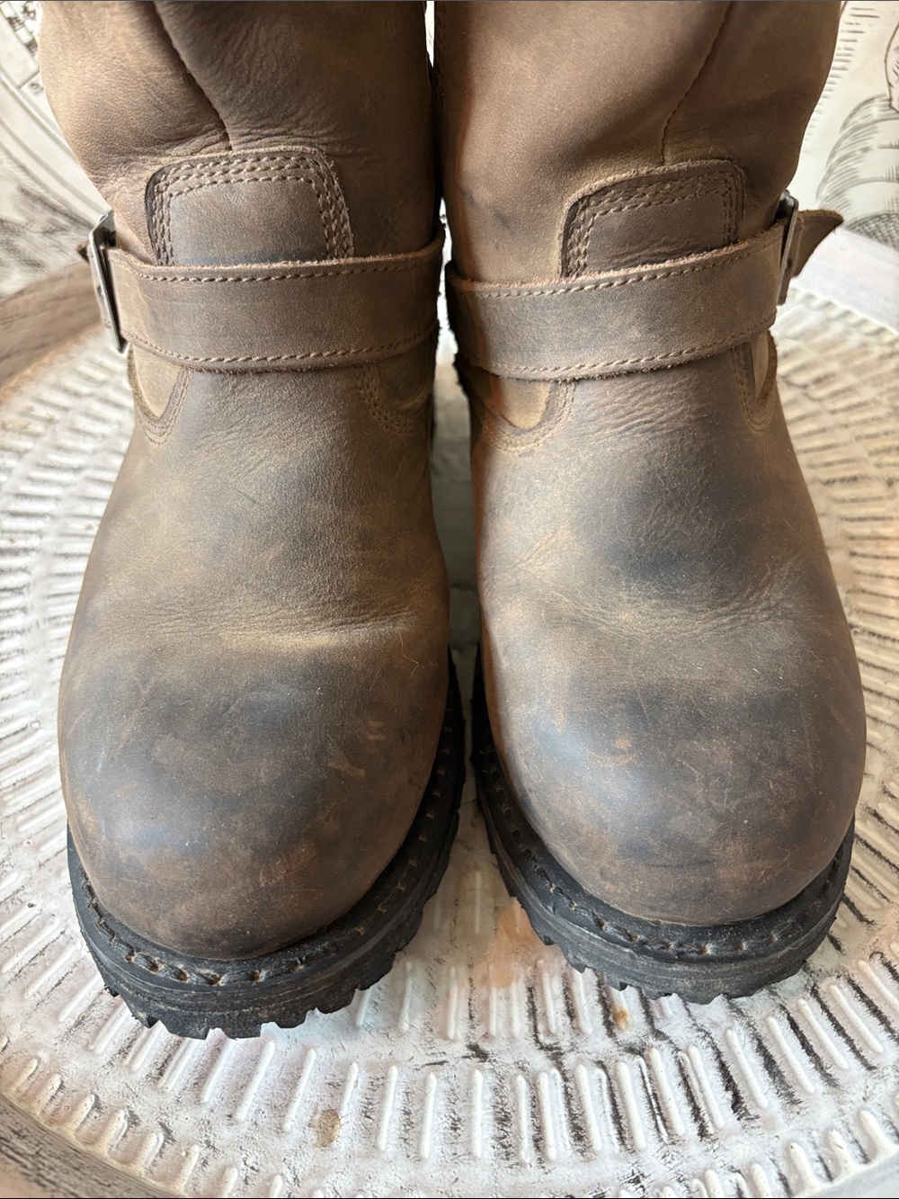 Milwaukee Leather Motorcycle Boots Brown Men’s 7 EU 40 - Picture 4 of 10